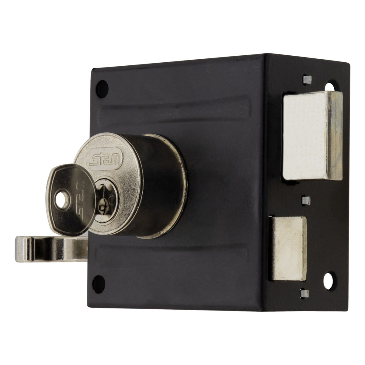 FechaduraparaPortaExternaEspelhoInoxStam701/80AngularEsquerda2