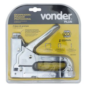 Grampeador Pinador Profissional Vonder Plus