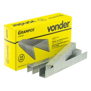 Grampo de Aço Carbono Galvanizado para Grampeador Hymair 14mm com 2500 unidades