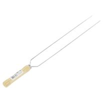 Espeto Duplo para Churrasco Mor em Aço Cromo 55cm