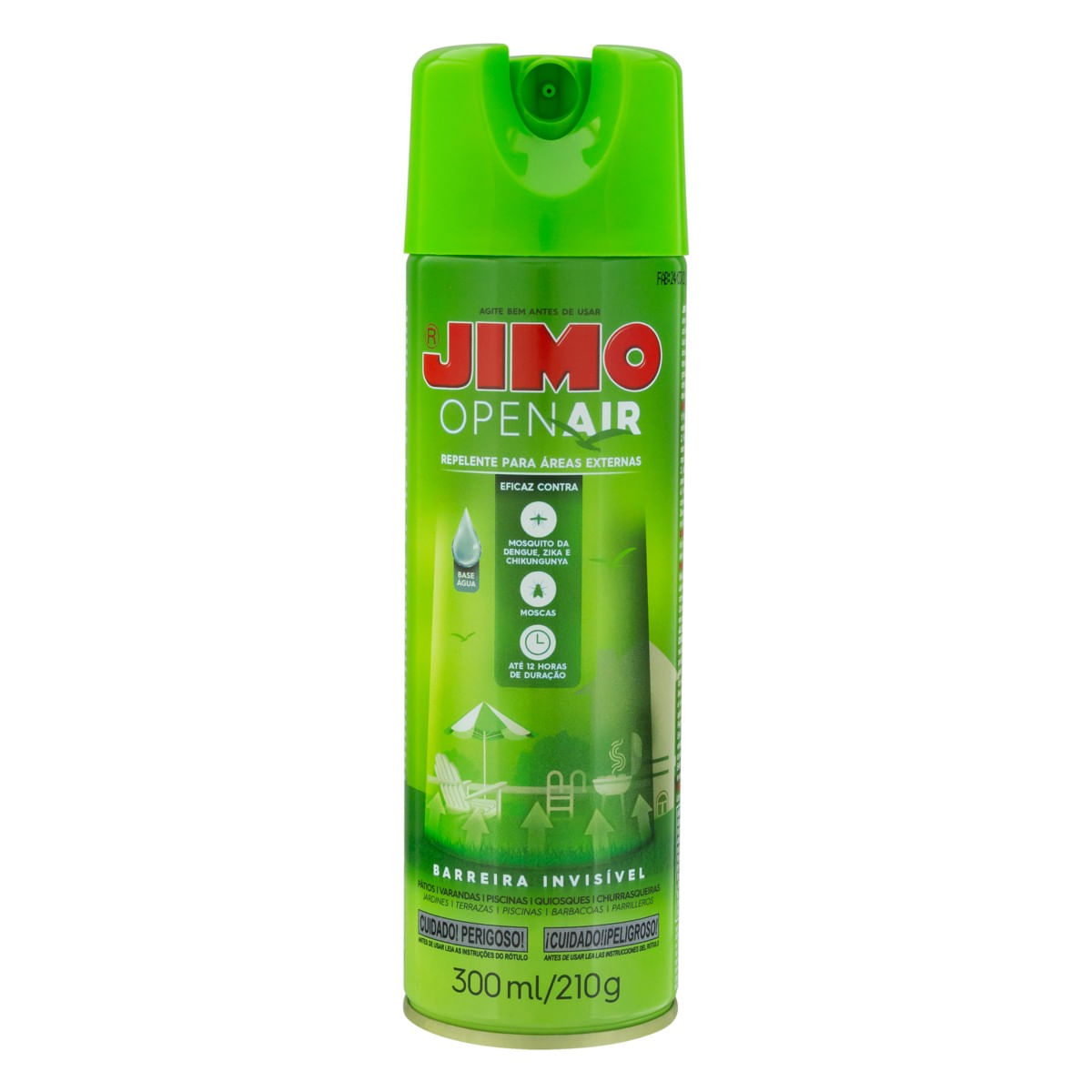 Repelente Open Air para Áreas Externas Jimo 300ml - Milium