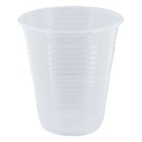 Copo Plástico Transparente Descartável Copobras 180ml com 100 unidades