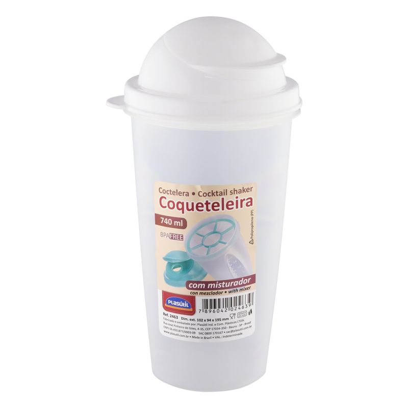 Coqueteleira-com-Misturador-Branca-Plasutil-740mlFrontalTopo1