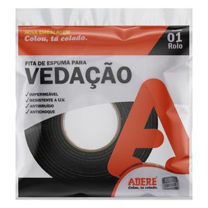 Fita Espuma para Vedação Adere 19mm x 5m
