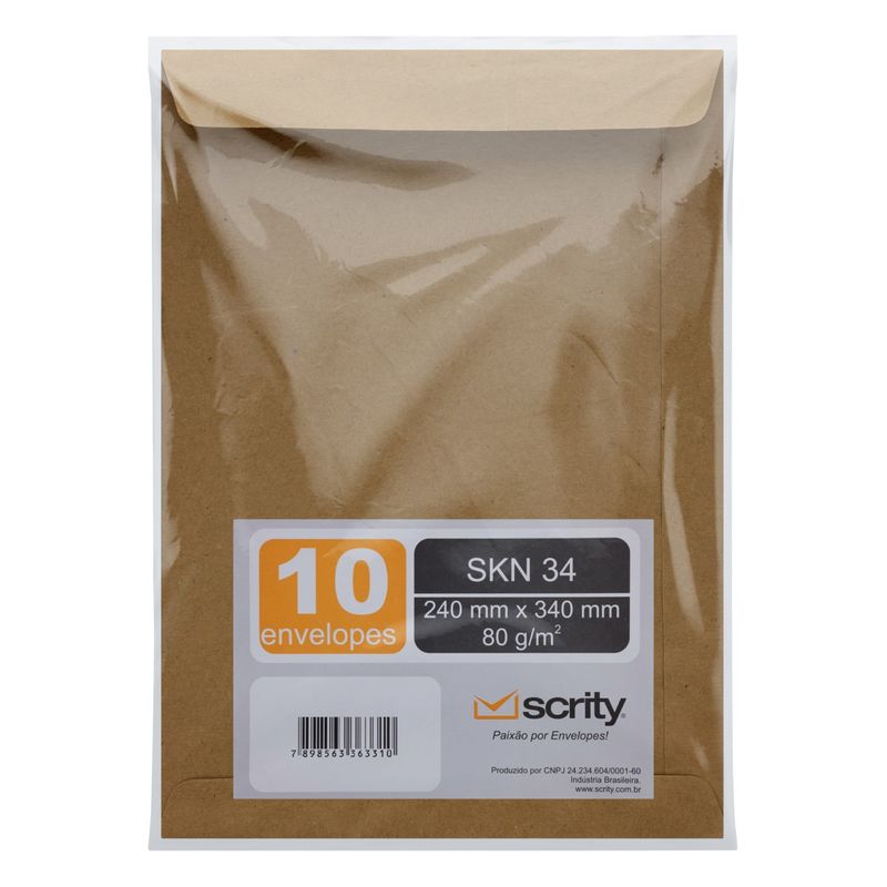 Envelope-Saco-Kraft-Scrity-240mm-x-340mm-10-unidadesFrontal1