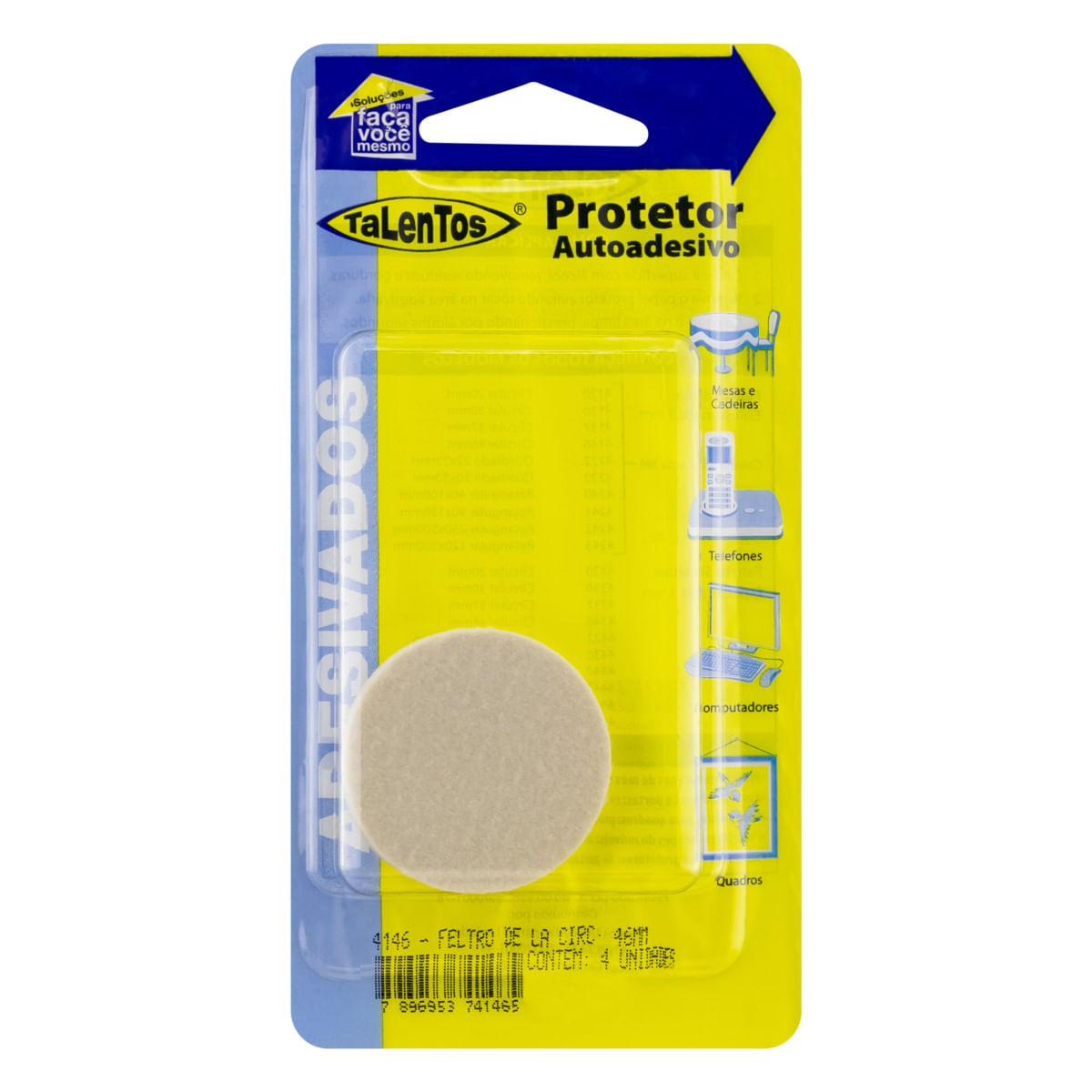 FeltroProtetordeLãCircularTalentos46mm4unidadesFrontal2