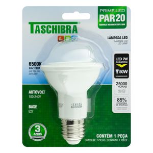 Lâmpada Led Par 20 Taschibra 6500K 7W