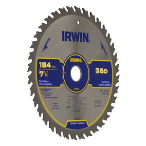 Disco de Serra 36 dentes Irwin 184mm