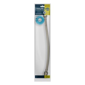 Engate Flexível em Inox Blukit 1/2" 40cm