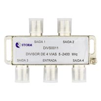 Divisor para Antena 4 Saídas F.C.