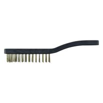 Escova de Aço 3 Fileiras Max Ferramentas 280mm x 24mm
