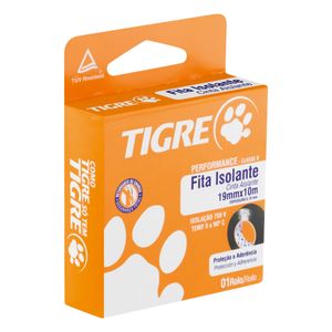 Fita Isolante Preta Tigre Performance 19mm x 10m