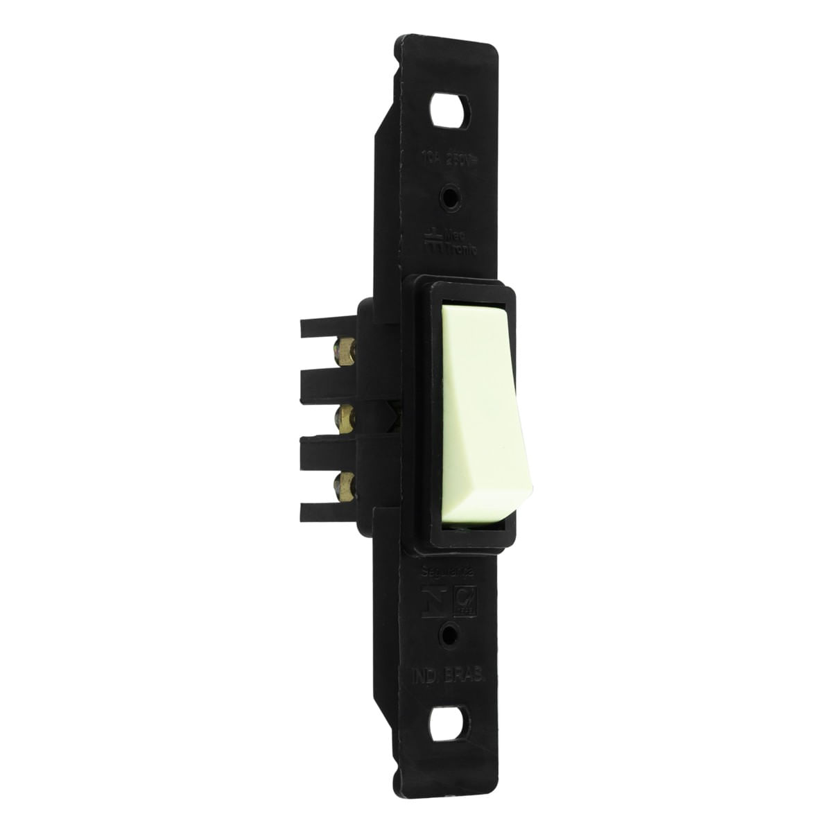 Interruptor1TeclaParalelaPretaMec-TronicsemPlacaAngularEsquerda3