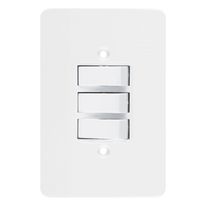Interruptor 2 Teclas Paralelas + 1 Simples Mec-Tronic Millenium