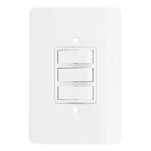Interruptor 3 Teclas Paralelas Mec-Tronic Millenium