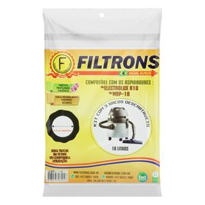 Filtro de Aspirador de Pó WAP A10 Filtrons 3 unidades