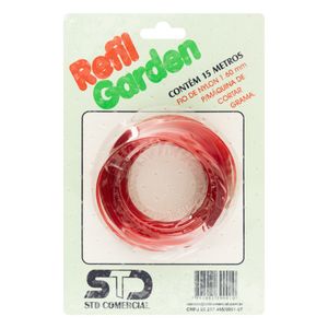 Fio Nylon para Máquina  de Cortar Grama Std 1,6mm 15m