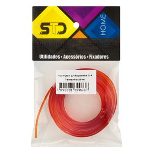 Fio Nylon para Roçadeira Std 2,4mm 10m