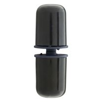 Kit Puxador para Box de Vidro Std Preto