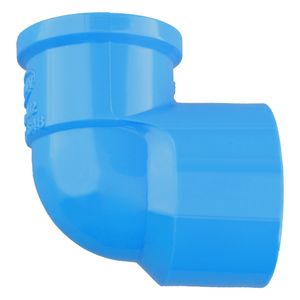 Joelho Soldável Azul com Bucha de Latão 90° Durín 20mm x 1/2"