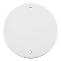 Placa Cega Branca Redonda Mec-Tronic Clássica 4x2"