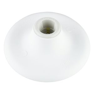 Plafon com Soquete Branco Taschibra Economic 1xE27