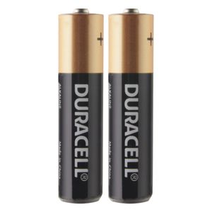 Pilha Alcalina AAA Duracell 1,5V 2 unidades