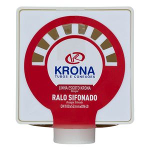 Ralo Sifonado Quadrado Krona 100mm x 40mm