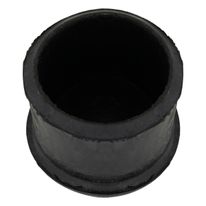 Pé para Cadeira de Borracha Std Preto 1 1/2"