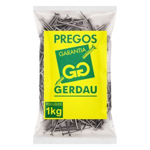 Prego com Cabeça Gerdau 15 x 21 1kg