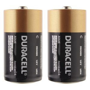 Pilha Alcalina C Duracell 1,5V 2 unidades