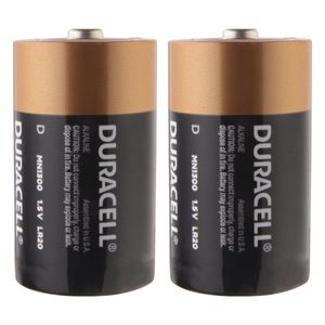 Pilha Alcalina D Duracell 1,5V 2 unidades