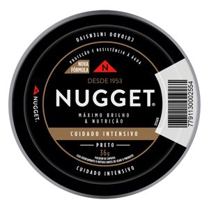 Pasta para Calçado Preto Nugget 36g