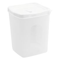 Porta Mantimentos Quadrado Plasvale Branco 2,3l