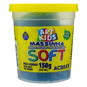 Massa de Modelar Azul Acrilex 150g