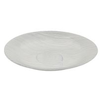 Prato Fundo de Vidro Diamante Nadir 22cm
