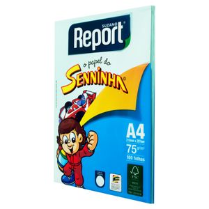 Papel A4 Verde Report 100 folhas