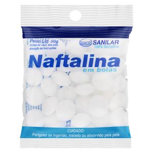 Naftalina em Bolas Sanilar 50g