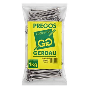 Prego com Cabeça Gerdau 20 x 42 1kg