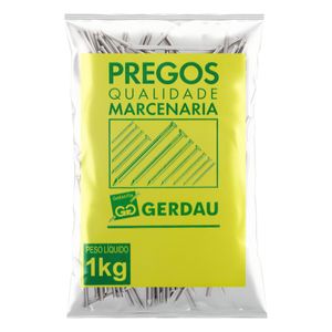 Prego Polido sem Cabeça Gerdau 16 x 24 1kg