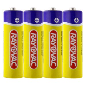 Pilha Comum AA Rayovac As Amarelinhas 1,5V 4 Unidades