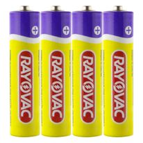 Pilha Comum AAA Rayovac As Amarelinhas 1,5V 4 Unidades