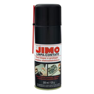 Limpa Contato Aerossol para Eletrônicos Desumidifica, Protege e Lubrifica Jimo 200ml