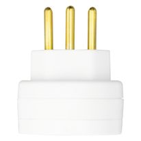 Pino Adaptador Daneva 2 pinos + Terra 10A