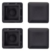 Ponteira de Plástico Quadrada Talentos 20mm com 4 unidades