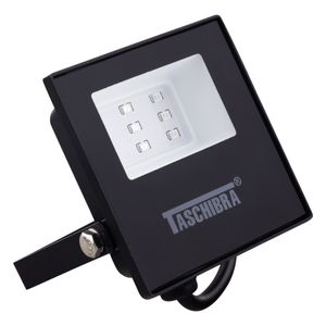 Refletor de Led Preto Taschibra 10W Luz Verde