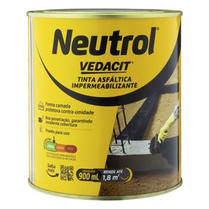 Tinta Asfáltica Impermeabilizante Neutrol Vedacit 900ml