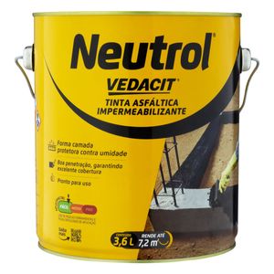 Tinta Asfáltica Impermeabilizante Neutrol Vedacit 3,6l