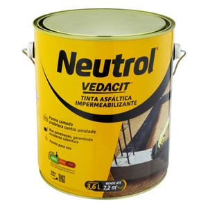 Tinta Asfáltica Impermeabilizante Neutrol Vedacit 3,6l