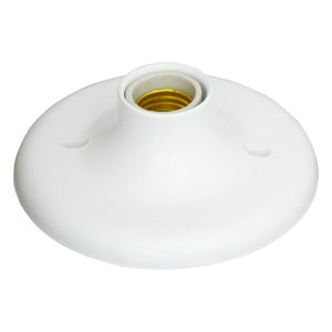 Plafon Branco com Soquete de Porcelana E27 F.C.